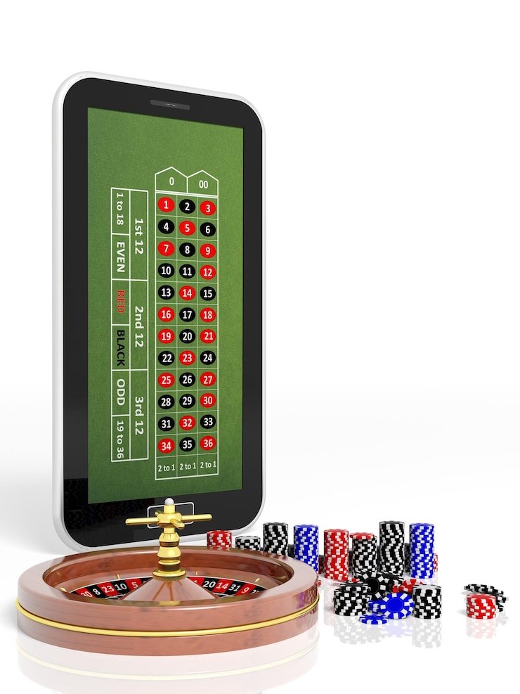 Studio live-dealer indojayapoker dengan meja permainan dadu dan dealer profesional